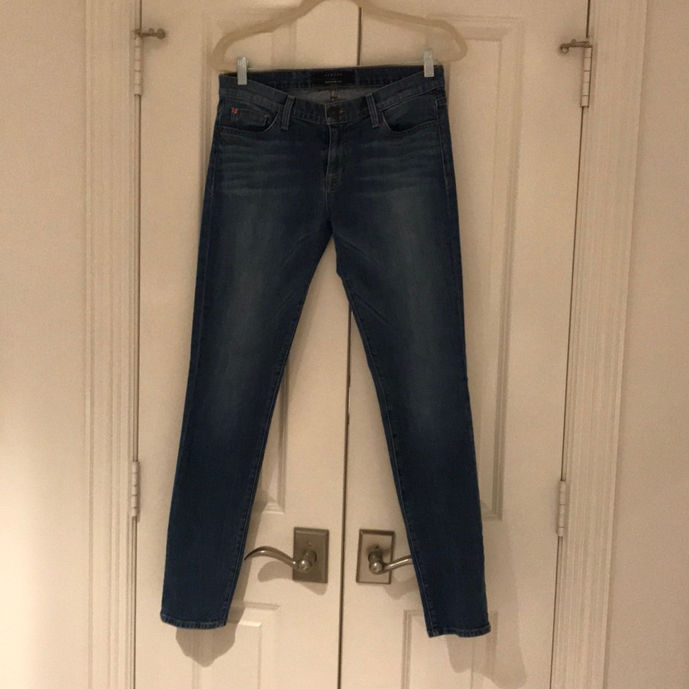 Blue, medium wash jeans